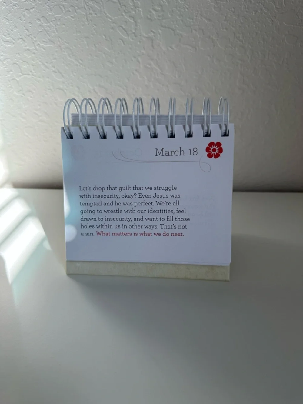 You're Already Amazing - Inspirational Spiral Daily Calendar